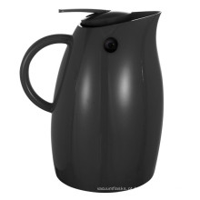 Vidro preto alinhado plástico vácuo isolado café jarro Pgp-1000L